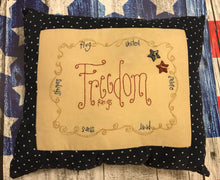 Load image into Gallery viewer, &#39;Freedom Rings&#39;  Pillow   Orders Only

